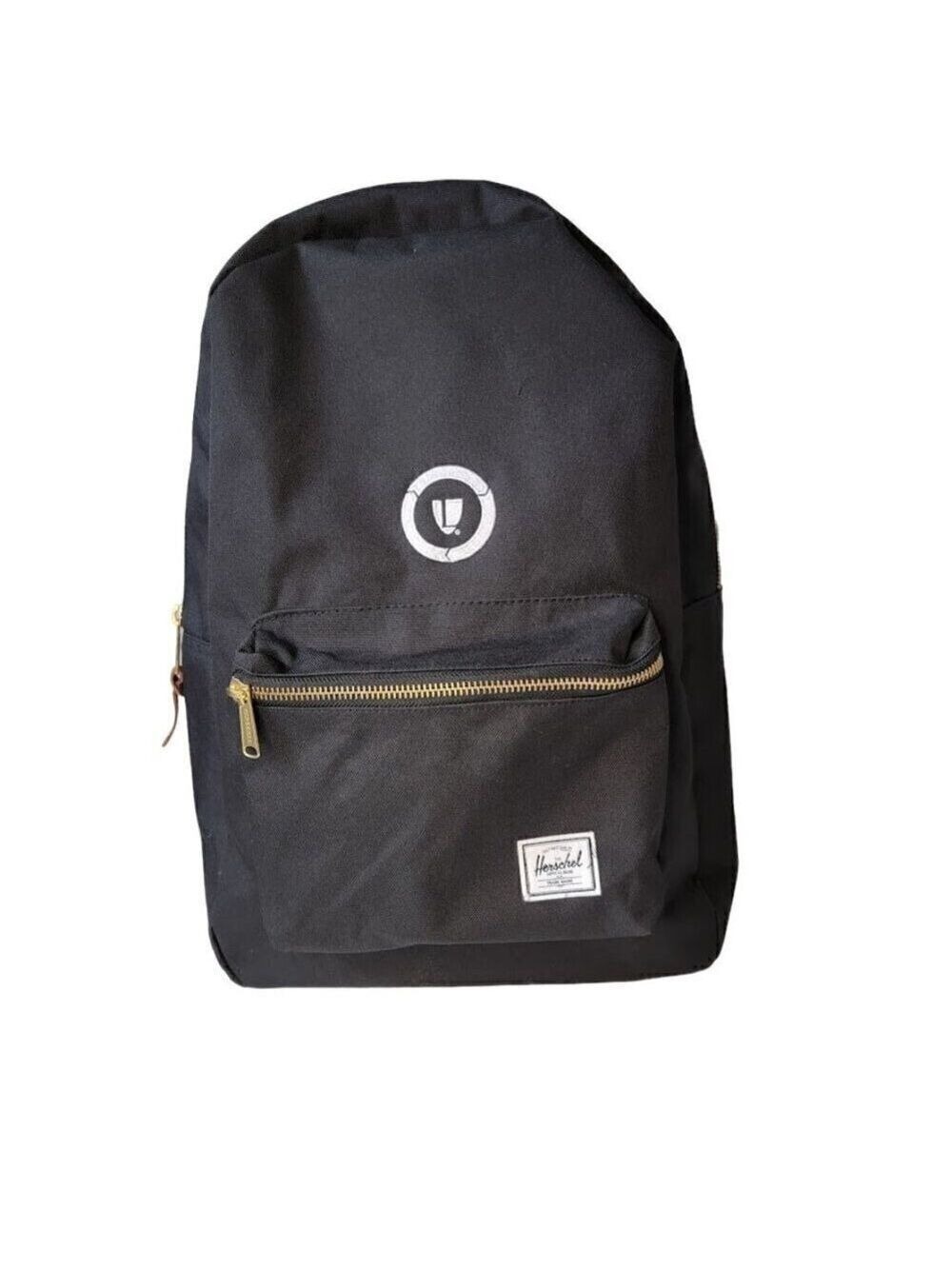 Black Herschel Backpack with Stitched Logo - Like New